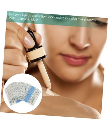 100pcs Professional Makeup Mixing Plate & Hand Palette Set - Adhesive Makeup Accessories for Artists - Buy Online on GoSupps.com