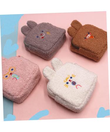 Solustre 10 Pcs Plush Wallet Set for Girls - Menstrual Performance Coin Bags & High Capacity Cosmetic Organizers - Buy Online on GoSupps.com