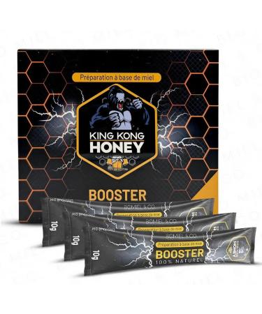 King Kong Honey: Boost your vitality and energy! Made in France. Pack of 3-6 - 9 Sticks (3 BAGS) - Buy Online on GoSupps.com