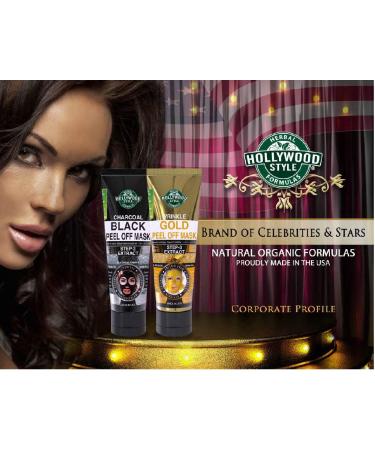 Hollywood Style Black Peel Off Mask 3.2 Oz - Skin Detox and Pore Cleansing - Buy Online on GoSupps.com