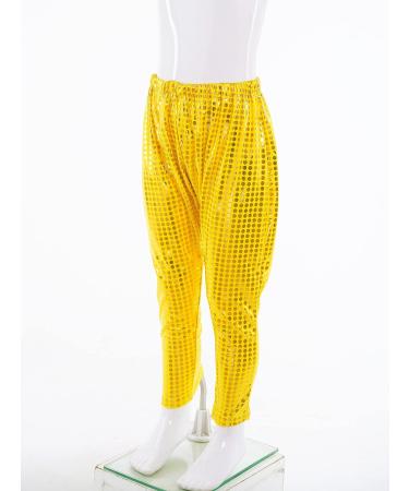 Aislor Glitter Sequins Jazz Dance Harem Pants - Gold, 13-14 Years - Buy Online on GoSupps.com
