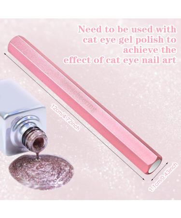 Cat Eye Magnet for Nails - Double-Head Gel Nail Polish Tool | 3D Magnetic Wand for DIY Nail Art & Salon Manicure | International Shipping Available - Buy Online on GoSupps.com