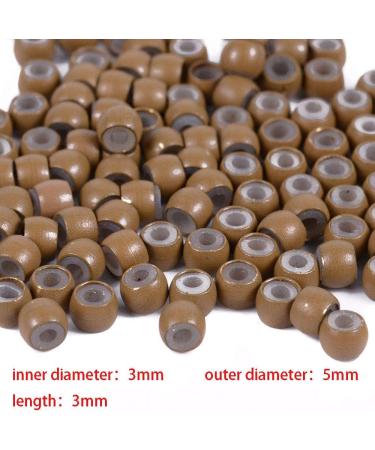 Black Silicone Rings Hair Extension Kit Micro Rings and Beads Hair Extensions Kit Aluminum Rings Silicone Lined Beads - Buy Online on GoSupps.com