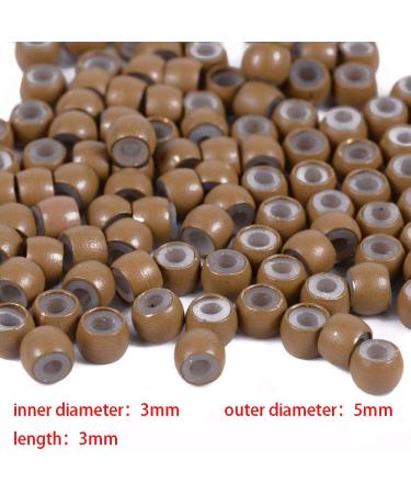 Buy 500 Silicone Lined Hair Extension Beads - Micropers in Black | Perfect for Hair Extensions - Buy Online on GoSupps.com