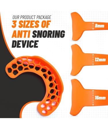 Advanced Stop Snoring Mouthpiece Kit: 3 Sizes Patent-Pending Guard Snore Reduction Technology Comfortable & Safe No Molding Needed - Buy Online on GoSupps.com
