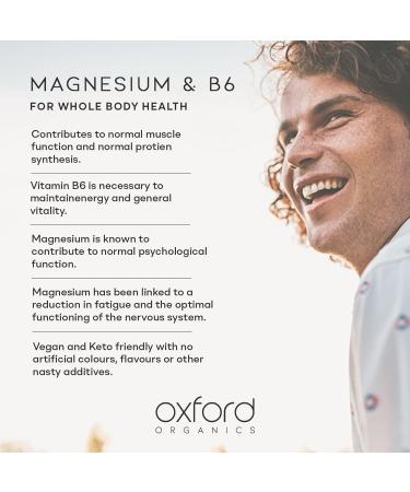 Advanced Vegan Magnesium Tablets for Restless Leg Syndrome & Calm Sleep | 240 Tablets UK Made Supplement with Magnesium Citrate Oxide & Vitamin B6 - Buy Online on GoSupps.com