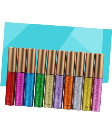 FOMIYES 10pcs Liquid Eyeshadow Glitter Liner for Eyes Glitter Eyeliner Eye Shadow Nightclub Liquid Eyeliner - Buy Online on GoSupps.com