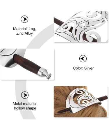 SHERCHPRY 1pc Hairpin Viking Hair Pin asian hair sticks hair barrettes for women Hair Clip Hair Stick Barrette Alloy Hair Sticks hair pin Mother turtle shell Zinc alloy ethnic style - Buy Online on GoSupps.com