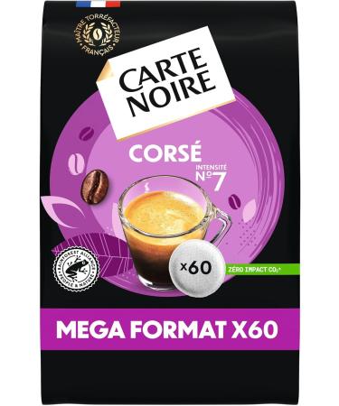 CARTE NOIRE Soft Coffee Pods Classic Assortment No. 5/Strong No. 7/Espresso No. 8 - Rainforest Alliance certified - 3 Packs of 60 Pods Senseo Compatible (180 pods) - Buy Online on GoSupps.com