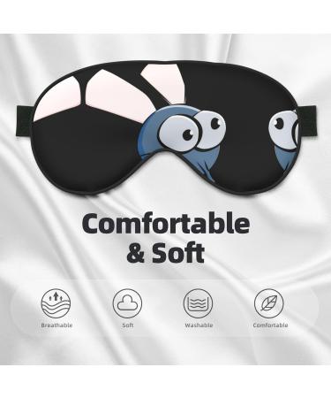 Unisex Insect Wings Eyes Cartoon Print Sleep Eye Mask - Soft Comfort Eye Shade for Travel Yoga & Shift Work - Buy Online on GoSupps.com