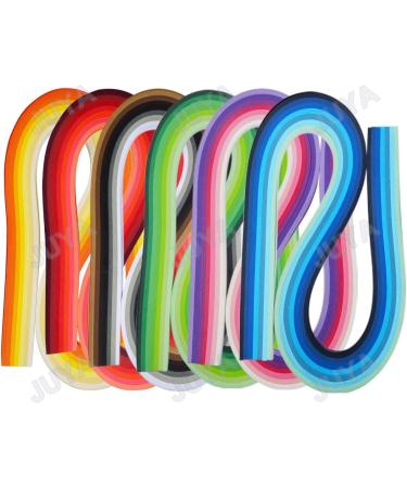 JUYA Paper Quilling Set 54cm Length Up to 42 Shade Colors 6 Pack(42 Colors Width 5mm) Width 5mm 42 Colors - Buy Online on GoSupps.com