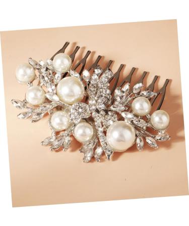 SKISUNO Bridal Comb Wedding Hair Comb Bride Hair Comb Bridal Rhinestone Hair Comb Bridal Hair Comb Wedding Hair Accessory Bridesmaid Hair Comb Pearls Hair Comb - Buy Online on GoSupps.com