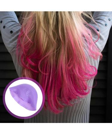 Vaguelly Bonnet M ches en Silicone R utilisable Violet Crochet Int gr Outil de Coloration Pr cis pour Salon et Usage Maison Bonnet de Teinture pour M ches Professionnelles - Buy Online on GoSupps.com