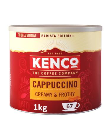 Kenco Cappuccino Instant Coffee 1kg - Tin 1kg (Pack of 1) Cappuccino 750 g (Pack of 1)