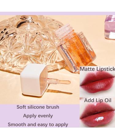 Sitovely 4 PCS Plumping Lip Oil Set - Hydrating Shimmer Lip Gloss Tinted Balm Kit for Moisturizing and Plumping Lips - Buy Online on GoSupps.com