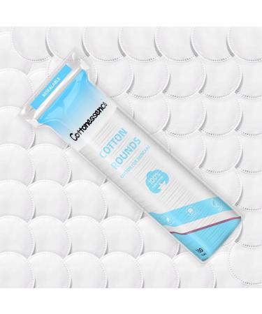 Cottonessence Cotton Rounds for Facial Cleansing and Nail Polish Removing 100% Pure Cotton Pad Hypoallergenic Makeup Remover Pad Multi-Layer Design Lint-Free - Buy Online on GoSupps.com