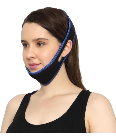 Anti-Snoring Chin Strap with Nose Clip - Natural Sleep Aid | Adjustable Belt for Men and Women | HealthGoodsIn - Buy Online on GoSupps.com