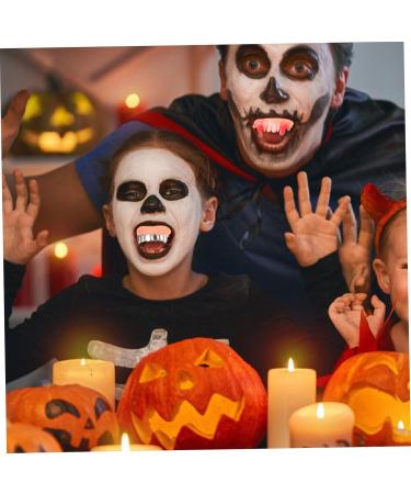 Frcolor 10 Pcs Halloween Vampire Teeth - Creepy PVC Zombie Fangs for Fun Costume & Party - Buy Online on GoSupps.com