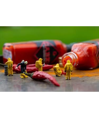 GABKO Hot Sauce (100 ml Red) - Carolina Reaper, Trinidad Scorpion, Moruga, Naga Jolokia - Aged 1 Year - No Extracts - Buy Online on GoSupps.com