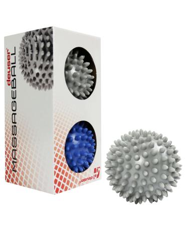 Massage ball set of 2 knobbly ball for reflex zones relieves tension