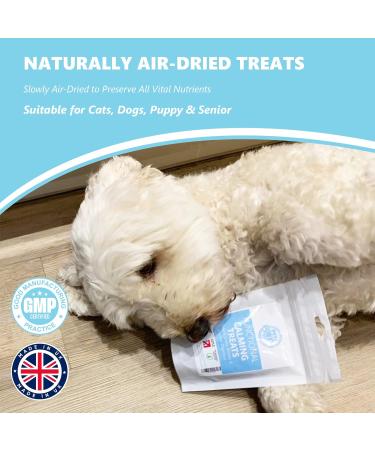Pets Purest Dog & Cat Calming Treats - 100% Natural Pet Supplement Lavender Chews for Anxiety Fireworks Stress Sleep Behaviour & Kennel. Hypoallergenic Grain Free Calm for Cats & Dogs - Buy Online on GoSupps.com
