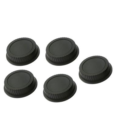(5 Packs) Rear Lens Cover Cap for EOS EF Lens, Ef-s Lense Dust Protective Rear Cover, EF Lens Cap, Compatible with Canon EF EFS Mount DSLR Lenses