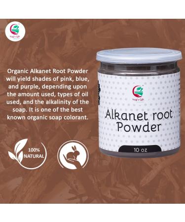 Alkanet Root Powder 10oz - 100% Natural Colourant for Soap Making | Gorgeous Color Shades | Ratanjot Root Powder by Yogis Gift  - Buy Online on GoSupps.com