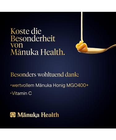 Manuka Health Lobbons with Propolis & MGO 400+ Manuka Honey 100g - 100% Pure New Zealand | Certified Methylglyoxal Content - Buy Online on GoSupps.com