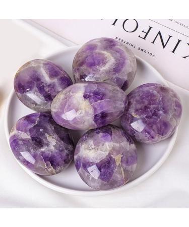 Natural Gemstones - Polished Rocks Meditation Worry Stone Large Palm Stone Crystals Natural Gemstones Polished Energy Crystal Stone for Stress Relief Meditation - Buy Online on GoSupps.com