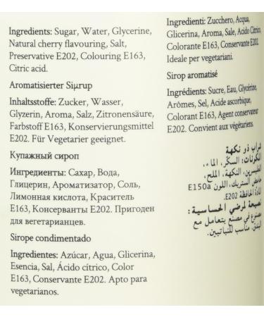 Simply Cherry Syrup 1 Litre - Buy Online on GoSupps.com