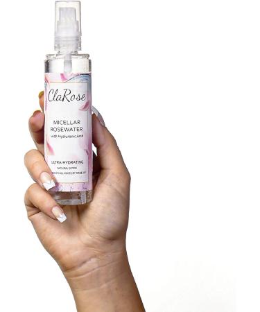 ClaRose 100% Vegan Micellar Water 150ml with Hyaluronic Acid and Deep Cleaning Face Gel 150ml - Buy Online on GoSupps.com