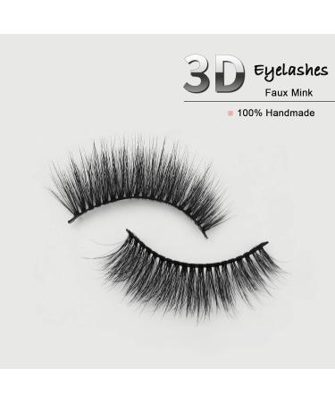 3D False Eyelashes - Reusable Long & Thick Handmade Dramatic Eyelashes (4 Pairs) with Clip - Enhance Your Makeup Look - Buy Online on GoSupps.com