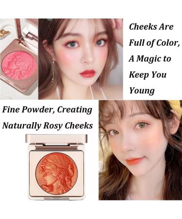 Embossed Smooth Powder Blush Palette For Cheeks Embossed Girl Blush Matte Face Powder Blush Palette For All Skin (Orange #2) Orange 28.35 g (Pack of 1) - Buy Online on GoSupps.com