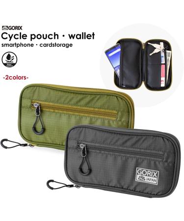 GORIX Waterproof Cycle Wallet Pouch Bag | Black Cell Phone Holder for Road Bike & MTB - Perfect for Cycling Adventures - Buy Online on GoSupps.com
