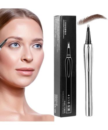  G n rique Eyebrow Pen - Permanent Eyebrow Pencil with Fork Tip - Professional Precision and Grooming Finish and Oriental-Proof Eyebrow Pen for Eyelashes - Buy Online on GoSupps.com