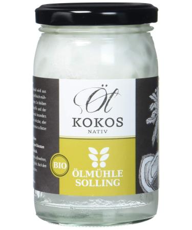lm hle Solling organic coconut oil in a glass pack of 1 (1 x 250 ml)