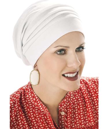 Headcovers Unlimited 100% Cotton Slouchy Snood Hat - Women's Slouchy Beanie, One Size, Silver - Buy Online on GoSupps.com