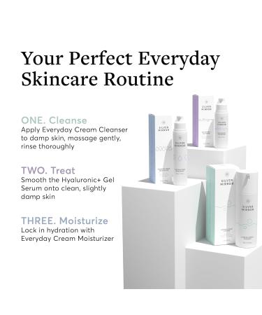 Everyday Cream Cleanser (5 Fl Oz) Facial Cleanser Exfoliating Face Wash Gentle Deep Cleansing Formula Hydrates and Brightens the Skin Face Wash for Women for All Skin Types By Silver Mirror - Buy Online on GoSupps.com