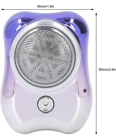 Mini Electric Hair Trimmer - Portable Low Noise Beard Trimmer Fast Charging Gradient Purple - International Shipping Available - Buy Online on GoSupps.com