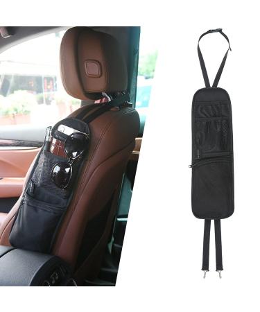 URAQT Upgrade Section Car Seat Side Storage Bag Car Seat Storage Hanging Bag with 3 Pockets Car Seat Organiser Multi-Pocket Drink Holder Suitable for Cars Trucks SUV Gaming Chairs Etc (Black - Buy Online on GoSupps.com