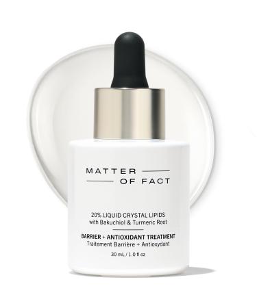 MATTER OF FACT Barrier + Antioxidant Treatment Lipids Bakuchiol & Squalane Oil Serum for Hydration and Skin Barrier Support 30mL / 1.0 Fl Oz