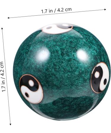 Tovinanna 4 Pieces Metal Massage Balls - Stress Relief Handballs for Effective Hand Massage | International Shipping Available - Buy Online on GoSupps.com
