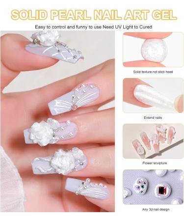 3D Sculpting Nail Gel (5g) - Solid Builder Gel with Clay Texture | Non-Sticky Modeling Paste for Extensions and Nails | 28-Day Long-Lasting Hold | Plant-Based Ingredients - Buy Online on GoSupps.com