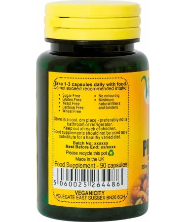 Veganicity Evening Primrose Oil 500mg (10% GLA) | Omega-6 Plant Supplement | 90 Vegan Capsules in 99% Recycled Pot - Buy Online on GoSupps.com