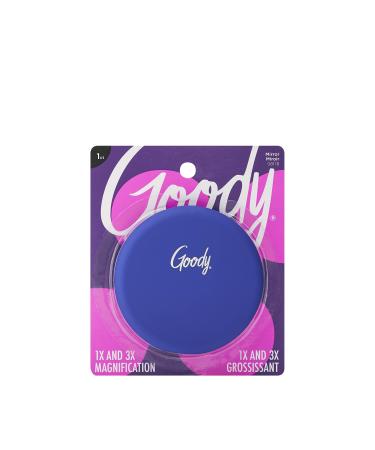 Goody 1937050 Soft Touch Compact Mirror with Dual Magnification  Assorted Colors