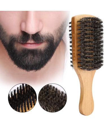 Double Sided Hair Brush for Men | Multifunctional Beard & Face Brushes | Premium Shaving Brush (M) Shop Now! - Buy Online on GoSupps.com