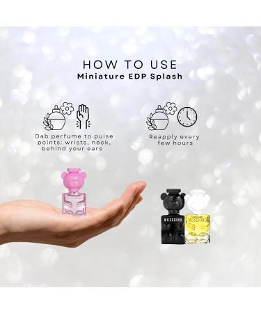 MOSCHINO Perfume for Women Variety Mini Splash Giftset - Bubble Gum Toy 2 Toy Boy Toy 2 Bubblegum Toy Boy - Buy Online on GoSupps.com