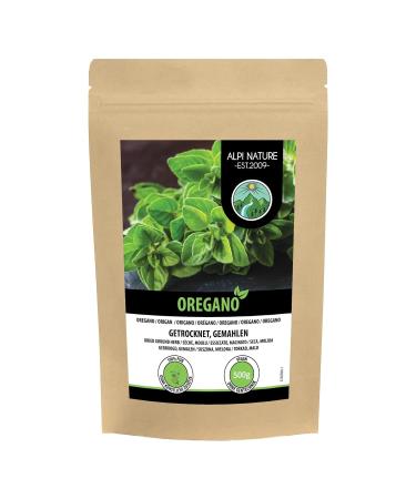100% Natural Ground Oregano Powder (500g) - Additive-Free Gently Dried Spice for Flavorful Cooking | International Shipping Available - Buy Online on GoSupps.com