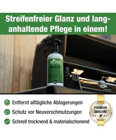 Bio-Chem Stainless Steel Care Spray - 10L Canister | Kitchen Household & Grill Cleaner for Stainless Steel Aluminum & Chrome - Buy Online on GoSupps.com