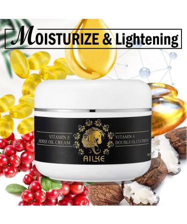 AILKE Brightening Cream For Face Body Hands With Glutathione Vitamin A Intensive Moisturizer Smooth And Soft Skin Improve Dull Skin 3.5 oz (Pack of 3) 3.5 oz ( Pack of 3 ) - Buy Online on GoSupps.com